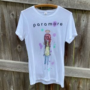 Paramore- Angel Girl Watercolor Graphic Tee- Size XL- VERY rare